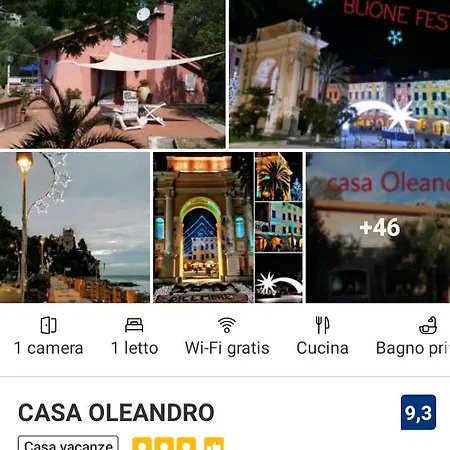 Casa Oleandro Hébergement de vacances Finale Ligure